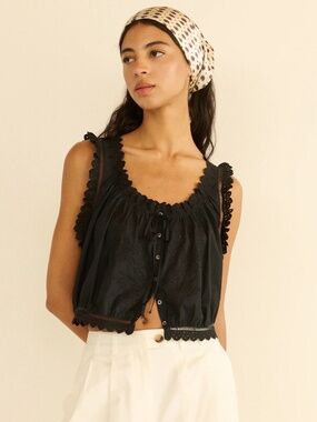 DÔEN Traveler Top, Size XS, in Black